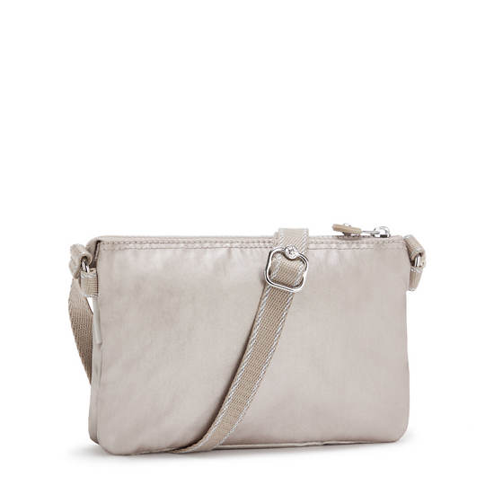 Torba Crossbody Kipling Creativity XB Metallic Beżowe | PL 2110ZU